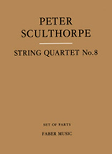 Peter Sculthorpe: String Quartet No.8 (Parts)