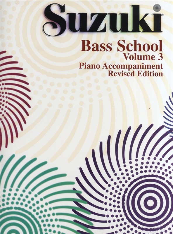 Suzuki Bass School Volume 3 - Piano Accompaniment (Revised Edition)