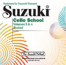 Suzuki Cello School: Volume 3 & 4 (CD)