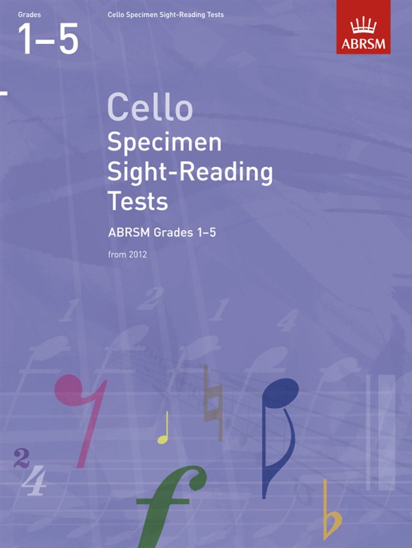 ABRSM: Cello Specimen Sight-Reading Tests - Grades 1-5 (From 2012)