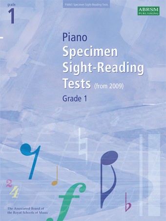 ABRSM Piano Specimen Sight Reading Tests: From 2009 (Grade 1)