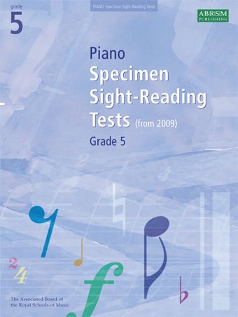 ABRSM Piano Specimen Sight Reading Tests: From 2009 (Grade 5)