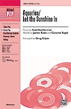 Galt MacDermot: Aquarius / Let The Sunshine In (Hair) - SATB