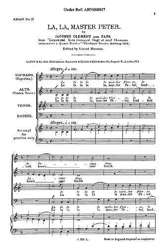 J. Clemens: La La Master Peter