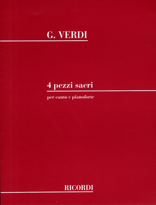 Giuseppe Verdi: 4 Pezzi Sacri (Voice and Piano)