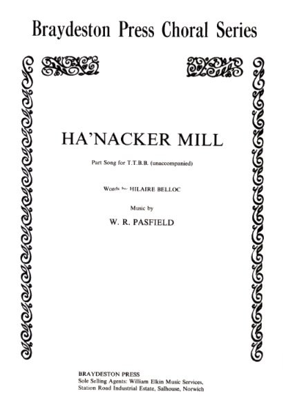 William Pasfield: Ha'nacker Mill (TTBB)