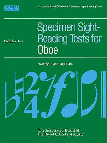 Specimen Sight-Reading Tests For Oboe Grades 1-5