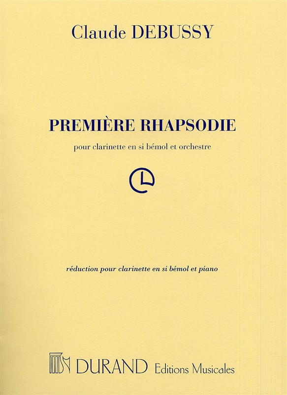 Claude Debussy: Premiere Rhapsodie (Clarinet and Piano)