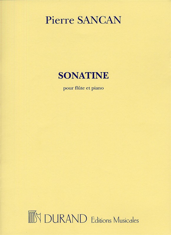 Pierre Sancan: Sonatine Pour Flute Et Piano