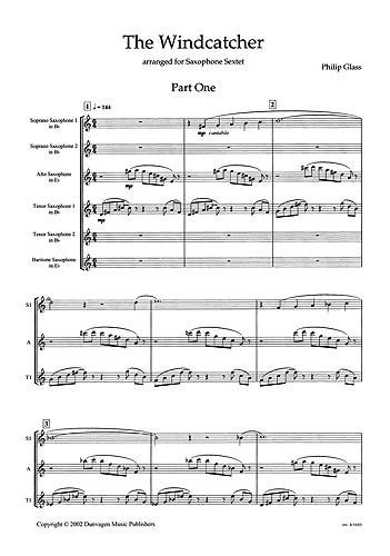 Philip Glass: The Windcatcher (Score)