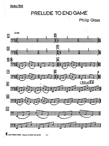 Philip Glass: Prelude To 'Endgame'