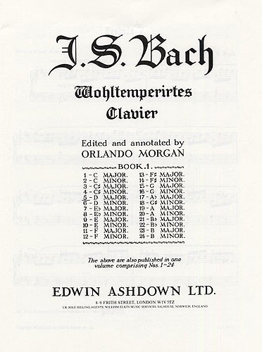 Js Bach: Prelude And Fugue No.5 In D Major Book 1 BMV 850