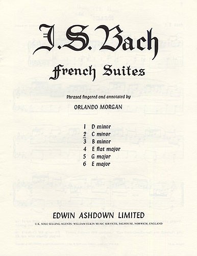 Js Bach: French Suite No. 2 In C Minor