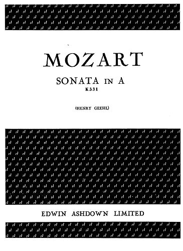 Mozart Sonata In A K331 Piano