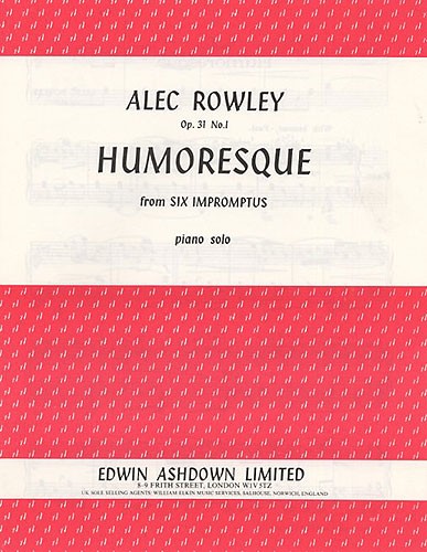 A Rowley: Humoresque From Six Impromptus