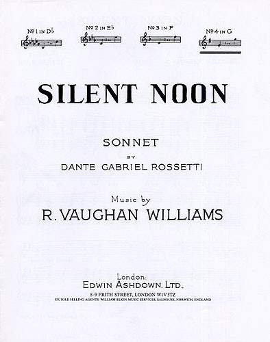 Vaughan Williams: Silent Noon in G