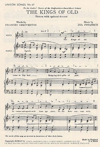 Eva Fovargue: The Kings Of Old