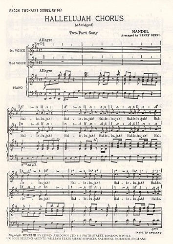 G.F. Handel: Hallelujah Chorus (SA)