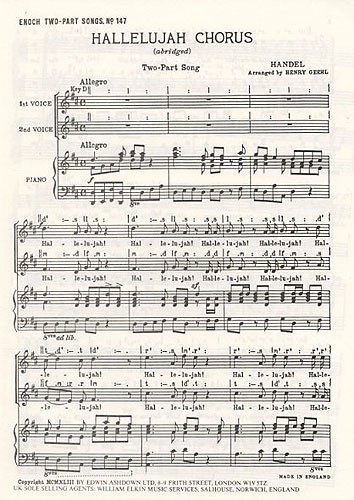 G.F. Handel: Hallelujah Chorus (SA)