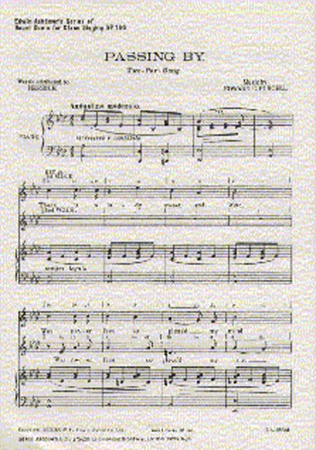 Edward Purcell: Passing By (SA)