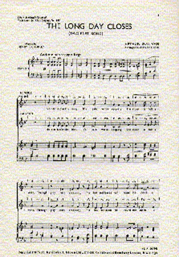 Arthur Sullivan: The Long Day Closes