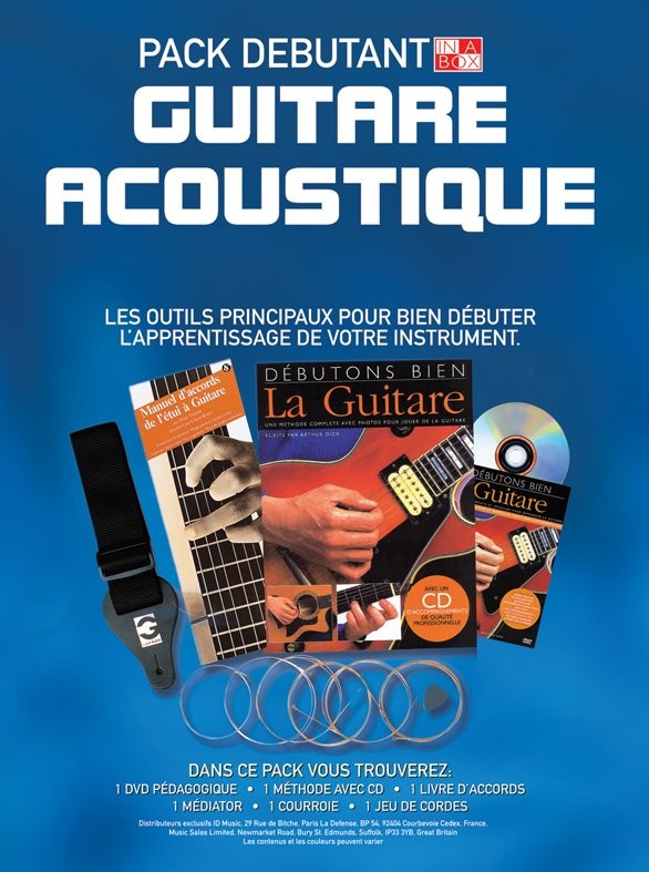 In A Box Pack Dbutant: Guitare Acoustique