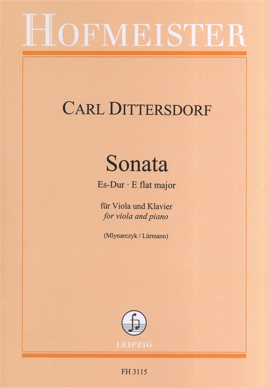Karl Ditters von Dittersdorf: Sonate Es-Dur Für Viola Und Klavier