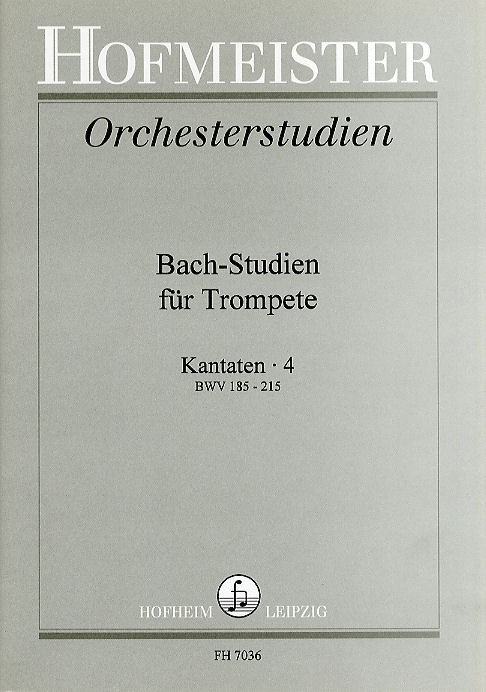 J.S. Bach: Studies For Trumpet - Book 4