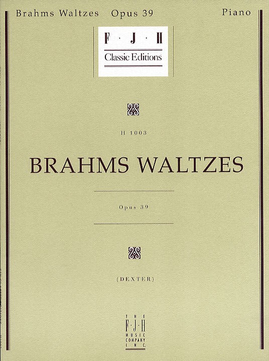 Johannes Brahms: Brahms Waltzes Op.39