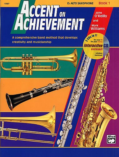 Accent On Achievement E Flat Alto Saxophone Book 1