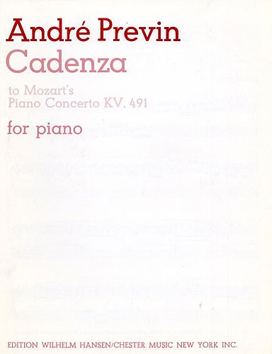 Previn Cadenza To Mozart's Piano Concerto In C Minor K.491