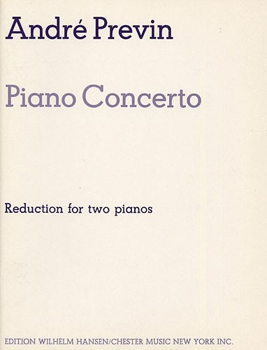 Andre Previn: Piano Concerto (Reduction For Two Pianos)