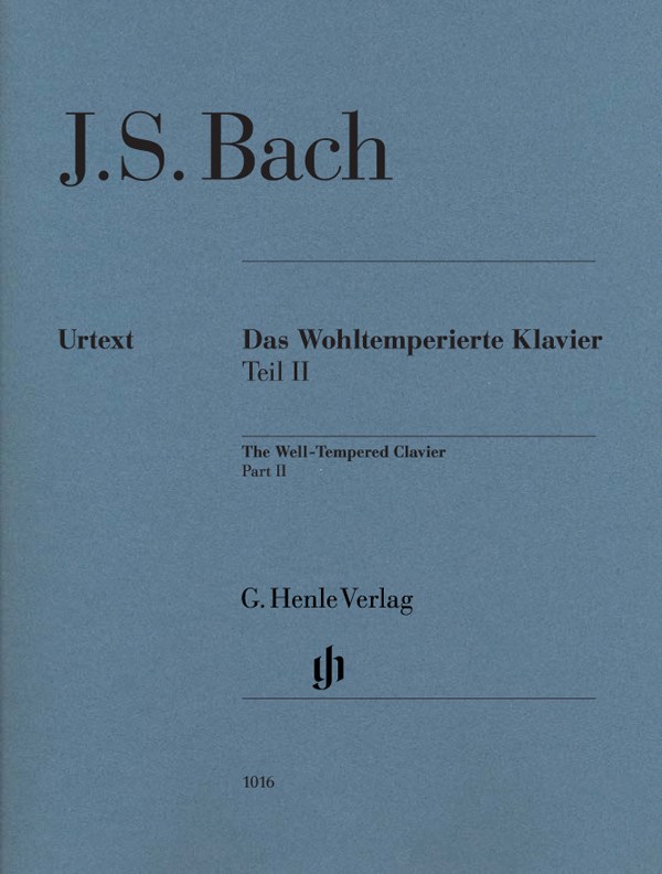 J.S. Bach: The Well-Tempered Clavier Part II BWV 870-893 Ed. Without Fingering