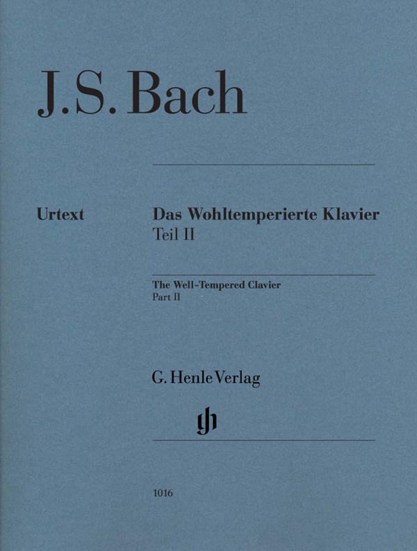 J.S. Bach: The Well-Tempered Clavier Part II BWV 870-893 Ed. Without Fingering