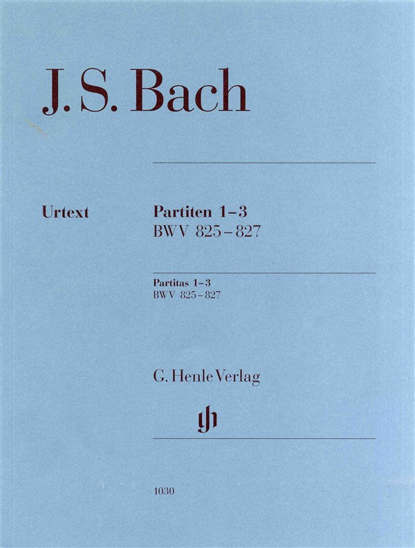 J.S. Bach: Partitas 1-3 BWV 825-827 (Urtext)
