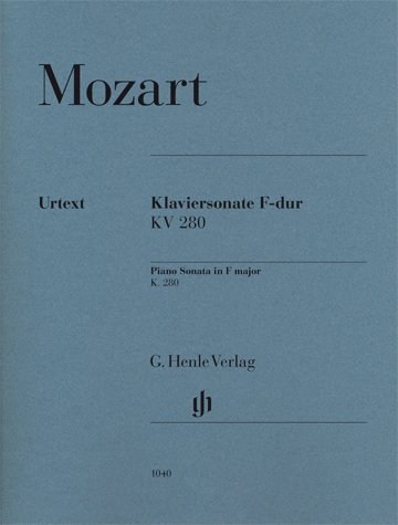 W.A. Mozart: Sonata In F K.280 (189e)
