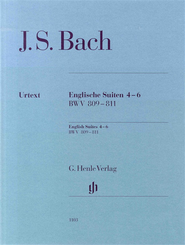 J.S. Bach: English Suites 4-6 BWV 809-811