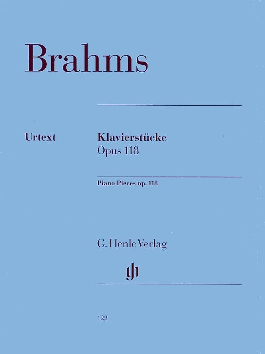 Johannes Brahms: Piano Pieces Op.118 (Urtext Edition)