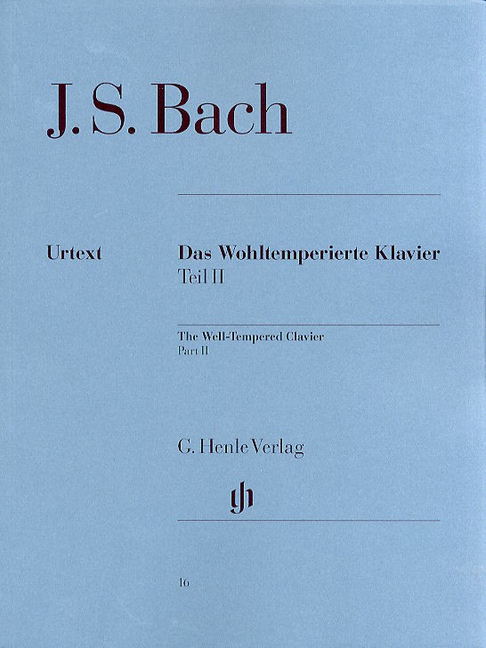 J.S. Bach: The Well-Tempered Clavier Part II BWV 870-893 (Henle Urtext Edition)