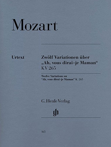 W.A. Mozart: 12 Variations On 'Ah, Vous Dirai-je Maman' K.265