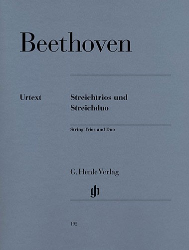 Ludwig van Beethoven: String Trios op. 3, 8 and 9 and String Duo WoO 32