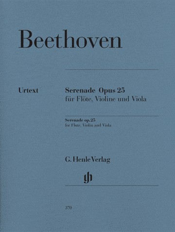 Ludwig Van Beethoven: Flotenserenade Op.25 Urtext (Parts)