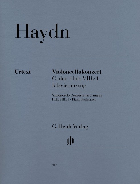 Joseph Haydn: Cello Concerto In C Hob.VIIb:1 (Cello/Piano)