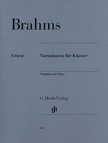 Johannes Brahms: Variationen Fur Klavier