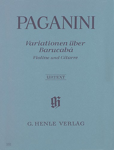 Niccolo Paganini: 60 Variations on Barucabà for Violin and Guitar op. 14