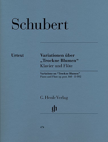 Franz Schubert: Variations On 'Trockne Blumen' D.802 (Urtext Edition)