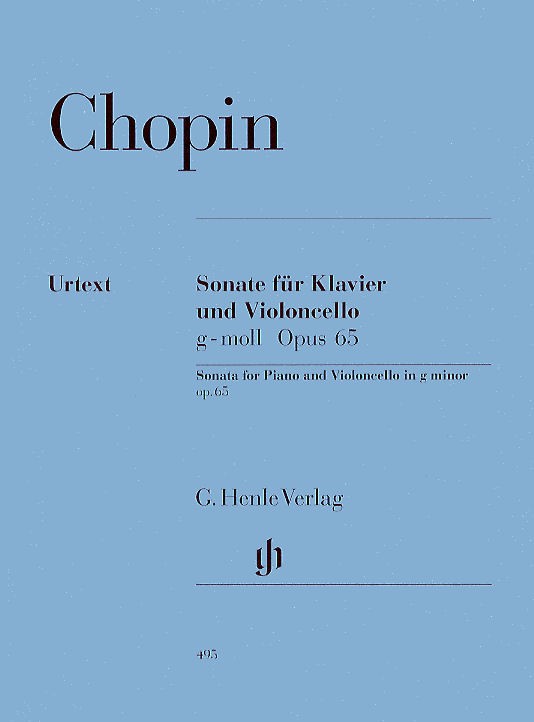 Frederic Chopin: Cello Sonata In G Minor Op.65 (Urtext Edition)