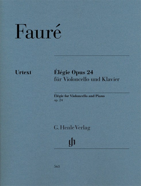 Gabriel Faur: lgie Op.24 For Violoncello And Piano