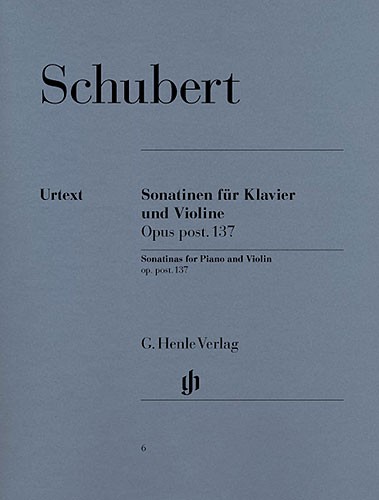 Franz Schubert: Violin Sonatinas Op.137 (Urtext Edition)