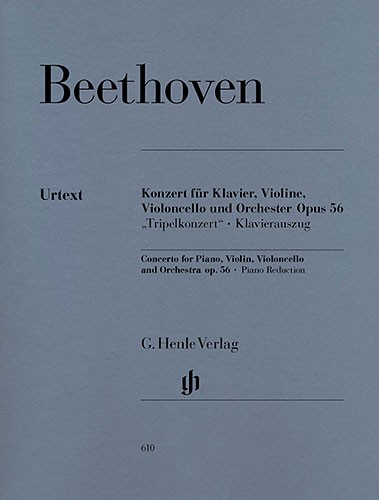 Ludwig van Beethoven: Concerto C major op. 56 for Piano, Violin, Violoncello and